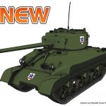 【プラッツ 全日本模型ホビーショー新製品】1/35 M4A1シャーマン サンダース大学付属高校が登場!!