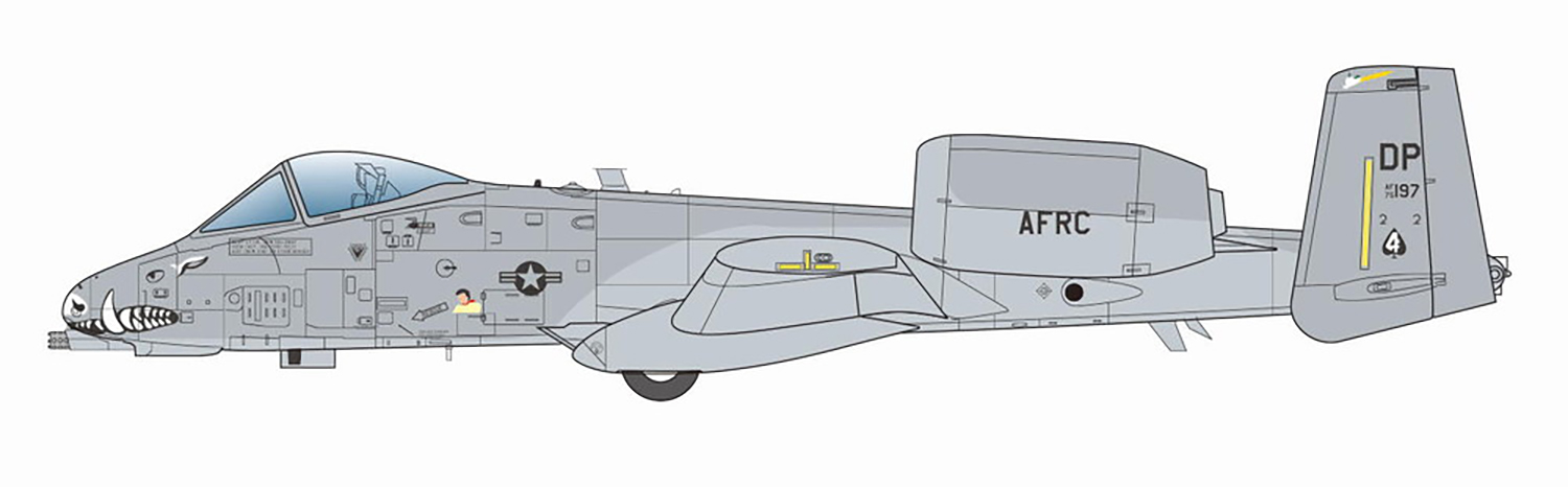 プラッツ/イタレリ 1/48 アメリカ空軍 攻撃機 A-10CサンダーボルトII 第47戦闘飛行隊 ドッグパッチャーズ